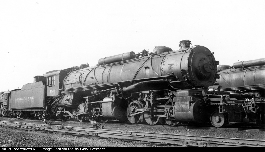 BO 2-6-6-2 #7500 - Baltimore & Ohio